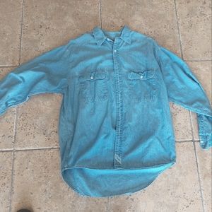 Levi's long sleeve shirt chambray worker